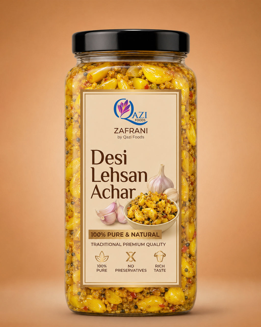 Organic Desi Lehsan Achar